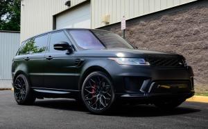 Land Rover Range Rover Matte Black by Designo Motoring on Vossen Wheels (HF-2) 2019 года